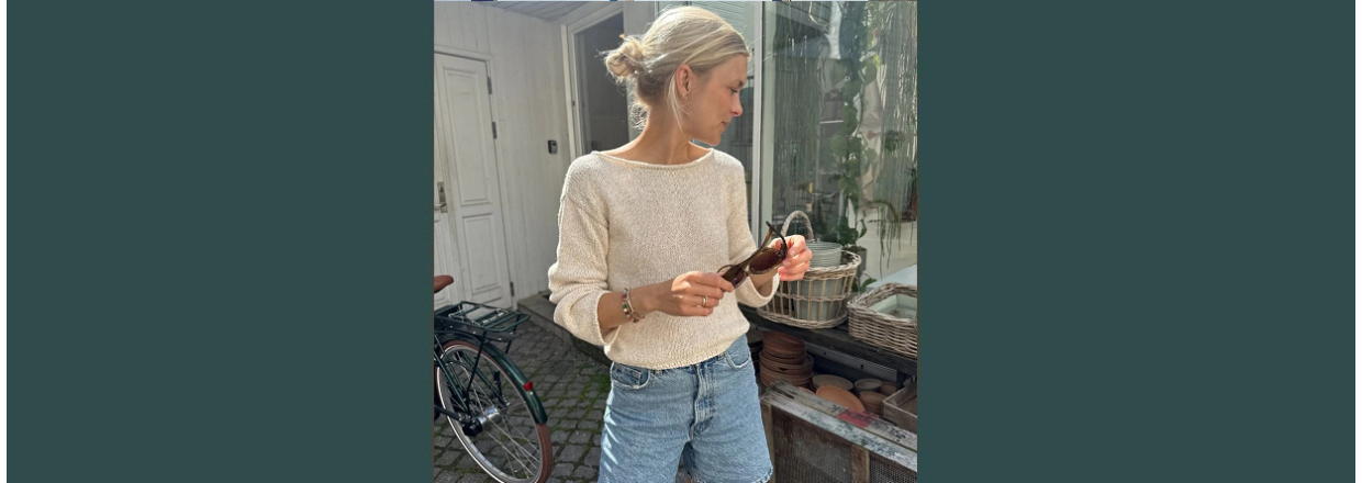 NYT design fra PetiteKnit ☘️ Smuk sommerbluse