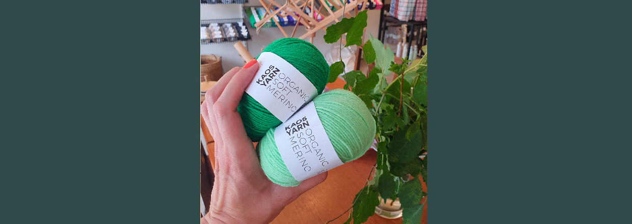 kologisk og farverigt garn fra Kaos Yarn 🌈