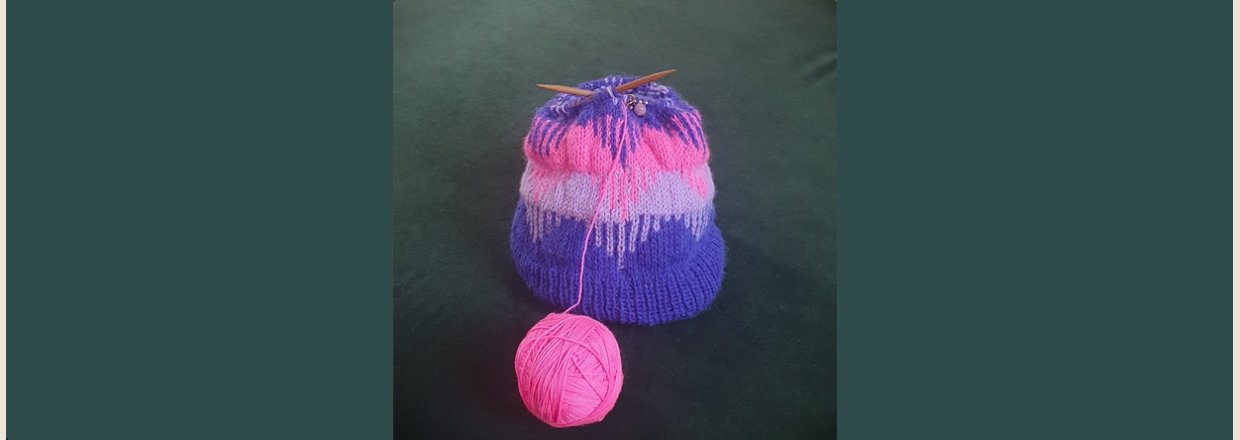 Selvn�rende Farve-Strikkegl�de 🌈 Kursus i Flerfarvestrik