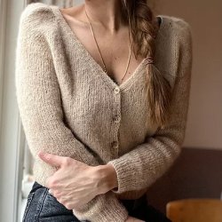 Refined Knitwear, Casia Cropped Cardigan