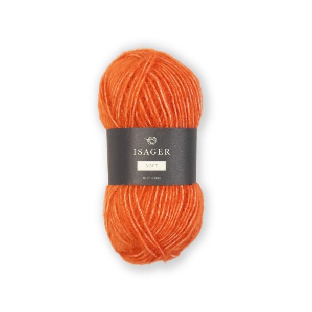 Isager, Soft - Orange 28