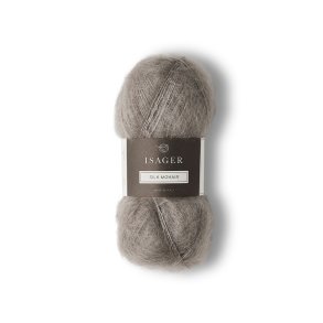 Isager, Silk Mohair - Gr� Hasseln�d 2