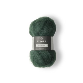 Isager, Silk Mohair - Flaskegr�n 37
