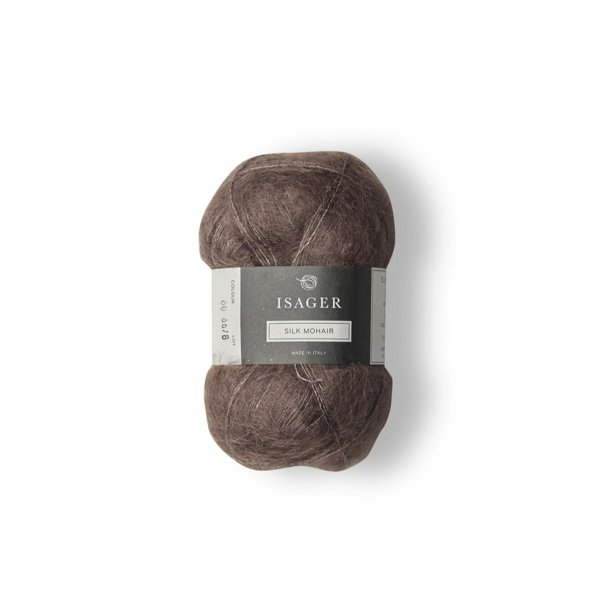 Isager, Silk Mohair - Blommebrun 60