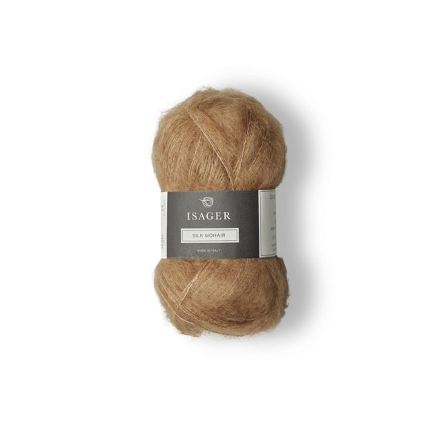 Isager, Silk Mohair - Mrk Beige 63