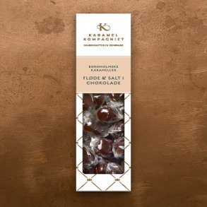 Karamel Kompagniet Gourmet karamelkugler, Flde og Salt i Chokolade