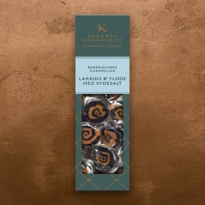 Karamel Kompagniet Gourmetkarameller, Twist Lakrids og Flde m/sydesalt