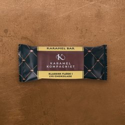 Karamel Kompagniet Gourmet Karamelbar, Flde i Lys Chokolade