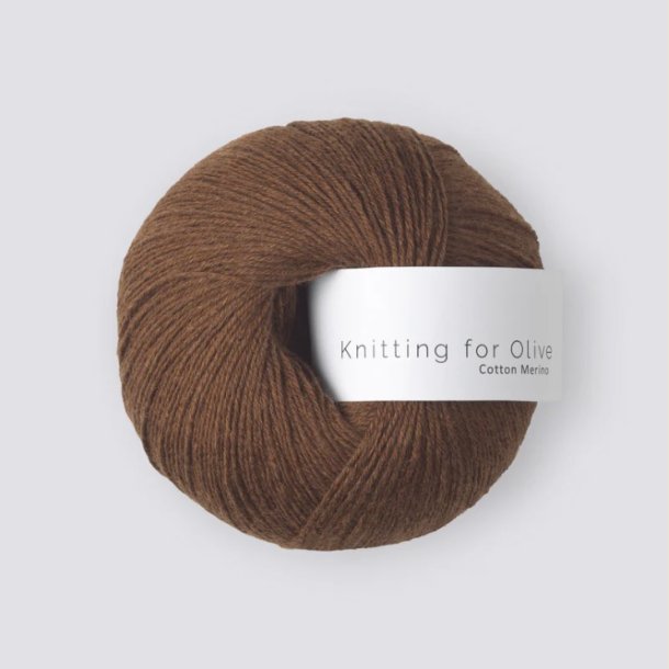 Knitting for Olive, Cotton Merino - Mrk Cognac