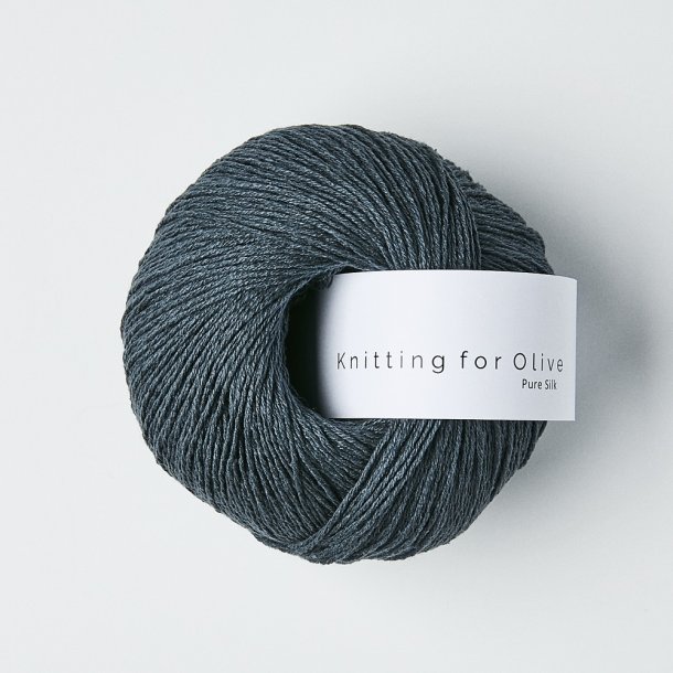 Knitting for Olive, Pure Silk - Dyb Petroleumsbl