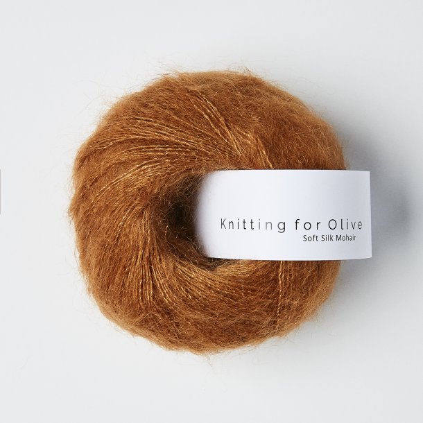 Knitting for Olive, Soft Silk Mohair - Kobber