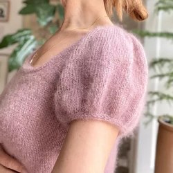 Refined Knitwear, Robus Blouse Square-Neck