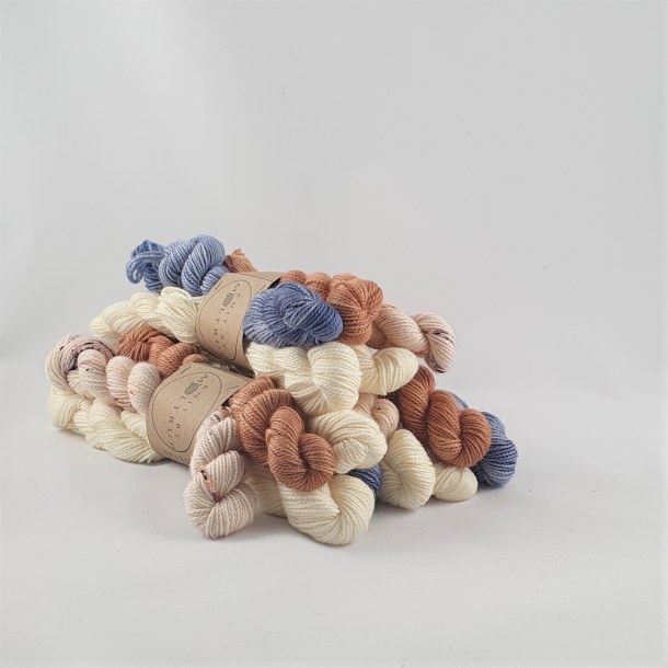 Knit by Moltrup, Merino Sock Mini Set #8