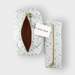 Vita Vass, Unika Tilbehrspung Hvid Lysebl Blomst