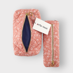 Vita Vass, Unika Tilbehrspung Koralfarvet Hvid Blomst