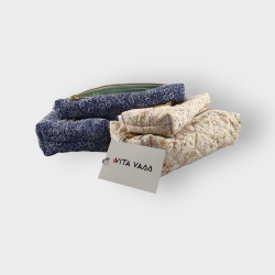 Vita Vass, Unika Tilbehrspung Hvid Pastelblomster