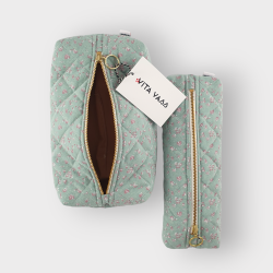 Vita Vass, Unika Tilbehrspung Stvet Grn Rd Blomst