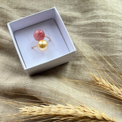 By Myr, Strikkering Filo - Jordbrkvarts og Shellperle