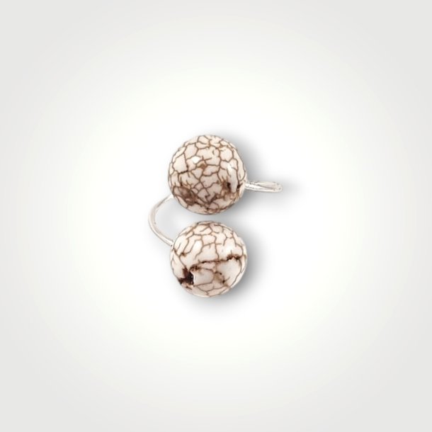 By Myr, Strikkering Liva - Hvide Havlitperler