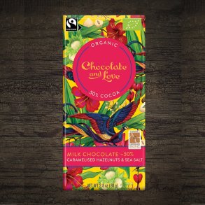 Chocolate and Love Milk Hazelnut, kologisk og Fairtrade