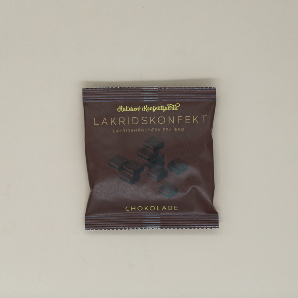 Hattesen's Lakridskonfekt i pose, Chokolade