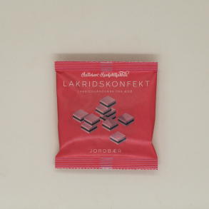 Hattesen's Lakridskonfekt i pose, Jordbr