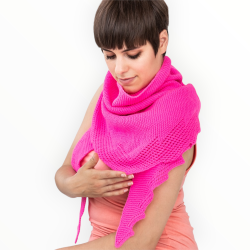 Strikke Kit - Kaos Yarn, Kaleidoscope Shawl