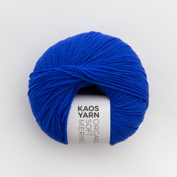 Kaos Yarn, Organic Soft Merino - Electric