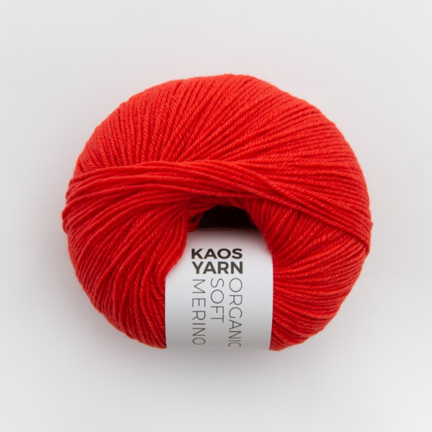 Kaos Yarn, Organic Soft Merino - Passionate