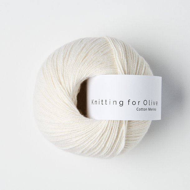Knitting for Olive, Cotton Merino - Naturhvid