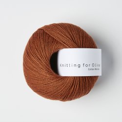 Knitting for Olive, Cotton Merino - Rust
