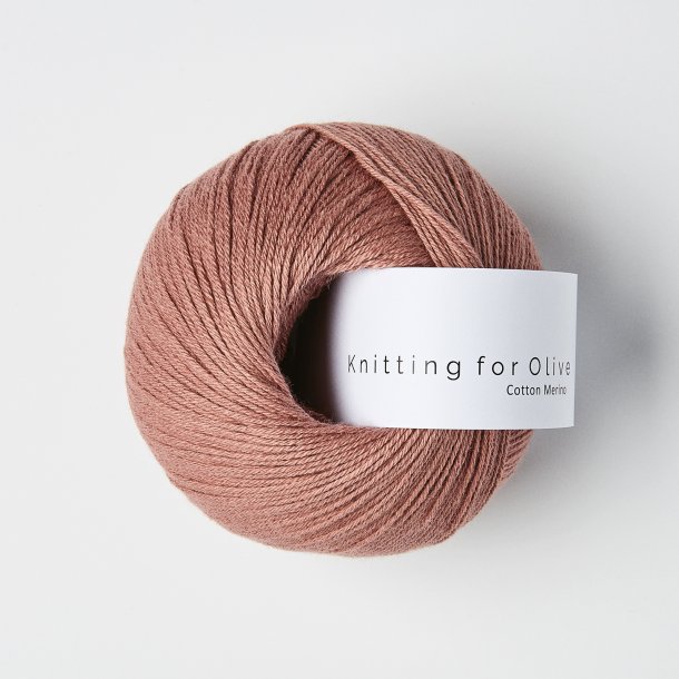 Knitting for Olive, Cotton Merino - Terracotta Rosa