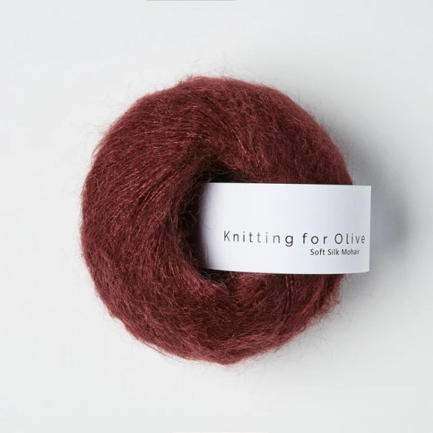Knitting for Olive, Soft Silk Mohair - Bordeaux