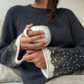 Strikkekit - Knitting for Olive, Sne Sweater
