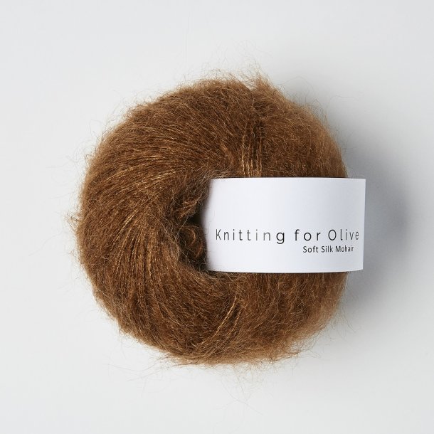 Knitting for Olive, Soft Silk Mohair - Mrk Cognac