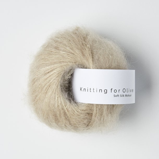 Knitting for Olive, Soft Silk Mohair - Havregryn