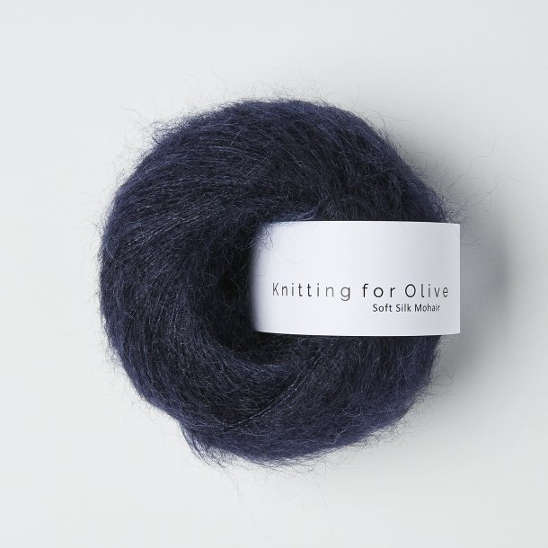Knitting for Olive, Soft Silk Mohair - Marinebl