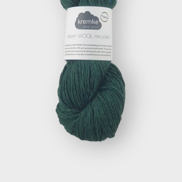 Kremke Soul Wool, Reborn Wool Recycled - Dark Green Melange