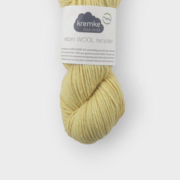 Kremke Soul Wool, Reborn Wool Recycled - Lemon Yellow