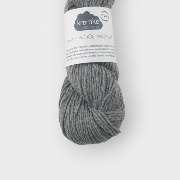 Kremke Soul Wool, Reborn Wool Recycled - Light Grey