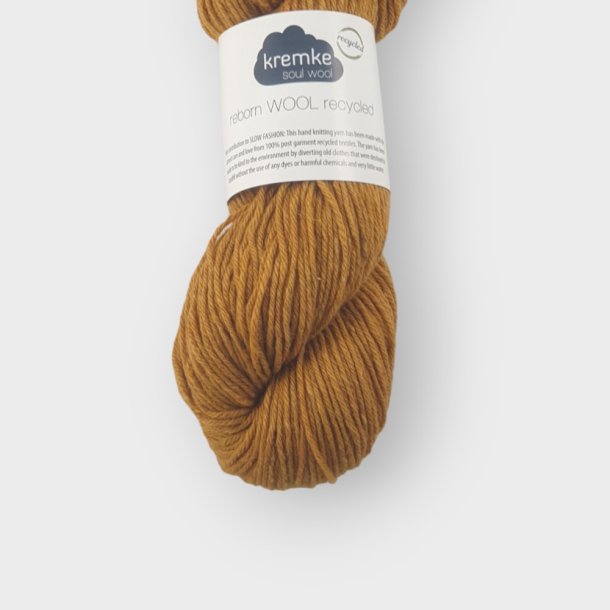 Kremke Soul Wool, Reborn Wool Recycled - Mustard Yellow