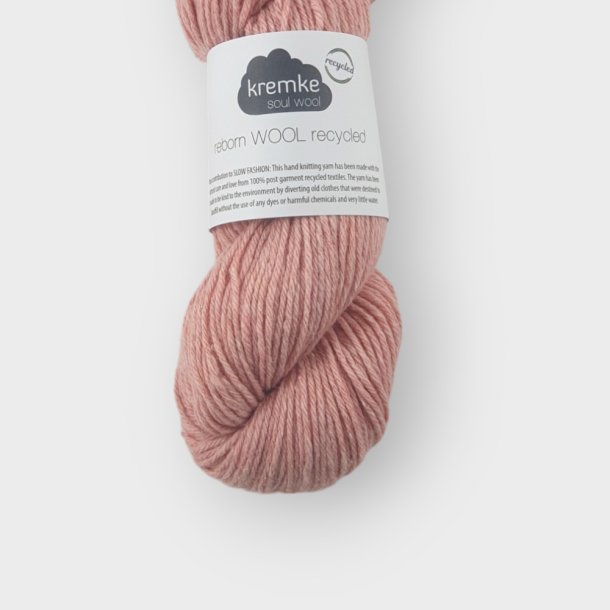 Kremke Soul Wool, Reborn Wool Recycled - Pastel Pink