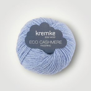 Kremke Soul Wool, Eco Cashmere Fingering - Lysebl