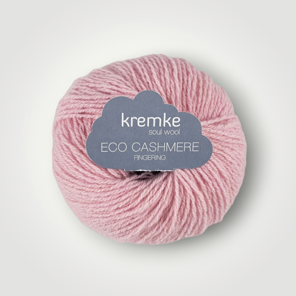 Kremke Soul Wool, Eco Cashmere Fingering - Lyserd Rosa