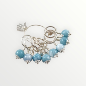 Markrshoppen, Smykkemarkrer med klar bl Jade-perler