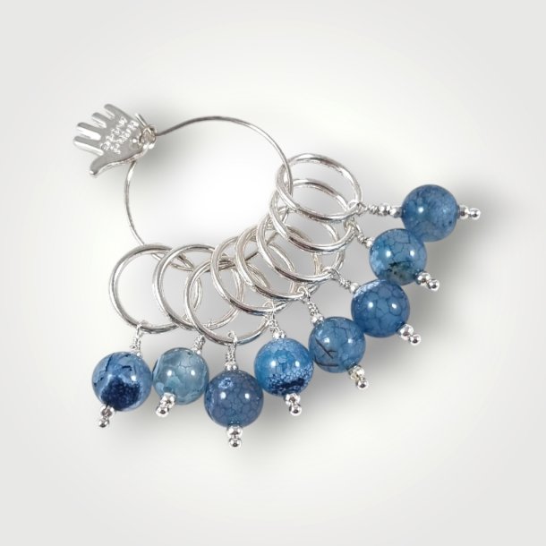 Markrshoppen, Smykkemarkrer med Blue Dragon Agat-perler