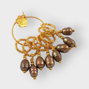 Markrshoppen, Smykkemarkrer med beige Ferskvands-perler