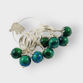 Markrshoppen, Smykkemarkrer med Chrysocolla-perler