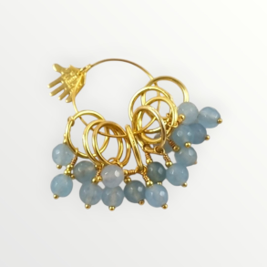 Markrshoppen, Smykkemarkrer med lysebl facetterede Jade-perler