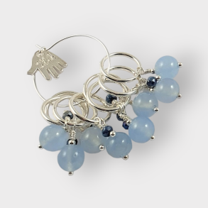 Markrshoppen, Smykkemarkrer med lysebl Jade-perler